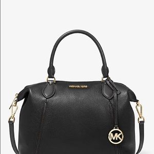 Michael Kors lenox Large Satchel (Black)